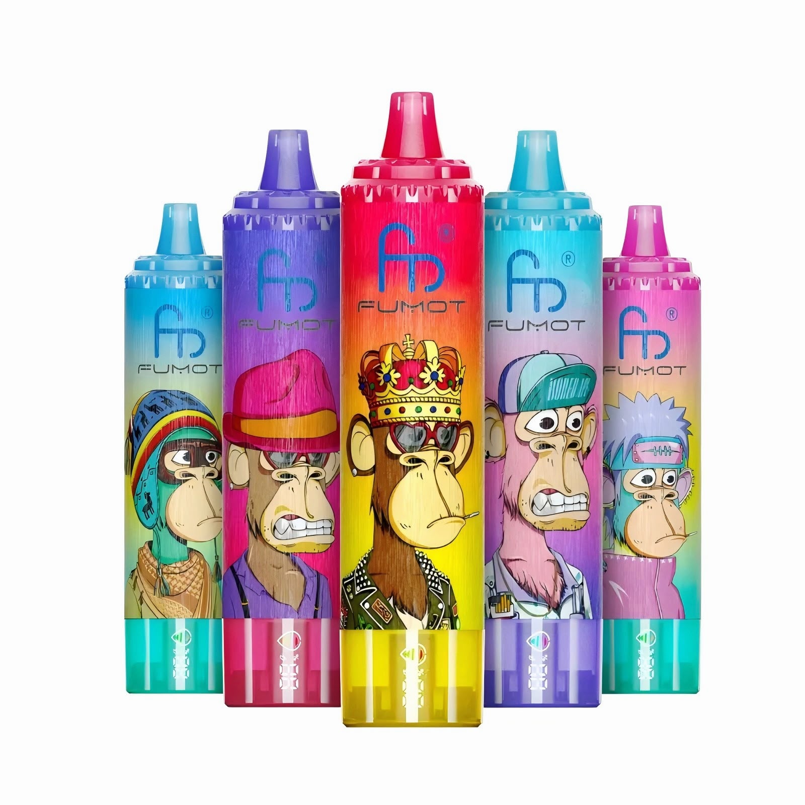 FUMOT Tornado 15000 colorful disposable vape collection